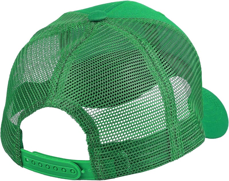 Falari Trucker Hat Baseball Cap Structured Plain Design 6 Panel, Adjustable Size - Image 5